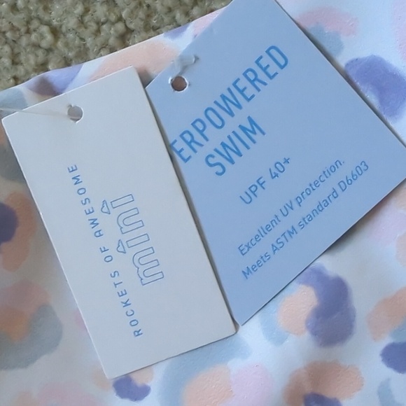 🍋✨ NWT rockets of awesome leopard one piece swimsuit size 6-12mo - Picture 4 of 7